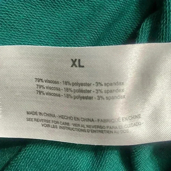 Anne Klein Sport Women's Green Long Sleeve Crew Neck Sweater XL - Picture 6 of 6